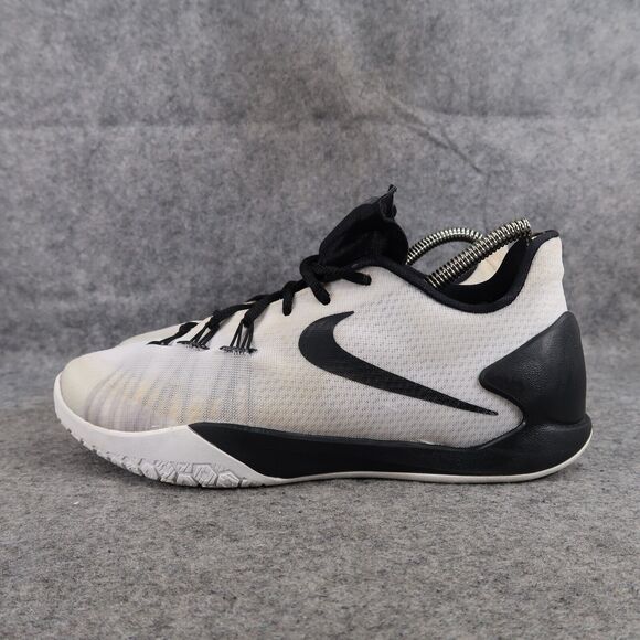 Nike Shoes Mens 5 Athletic Trainers Hyperchase TB Sneaker Basketball White Black - Picture 5 of 13